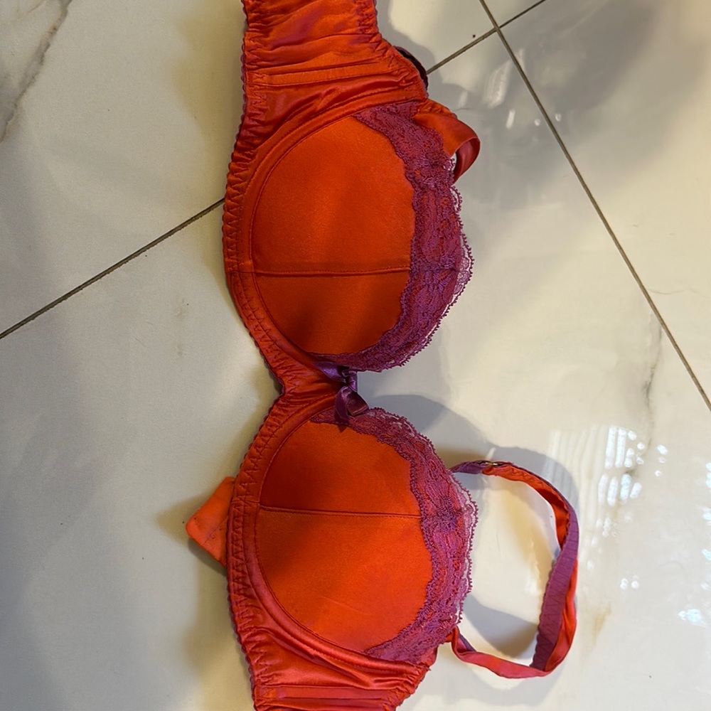 Agent provocateur orange and purple bra 34d